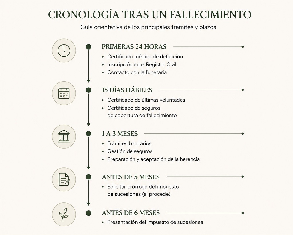 Organización segura del legado digital, documentos importantes, accesos y cuentas online para la familia.
